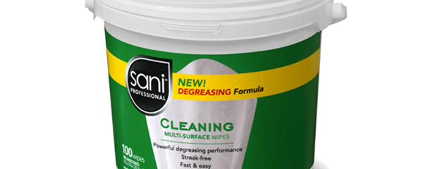 New Cleaning + Degreasing Multi-Surface Wipe