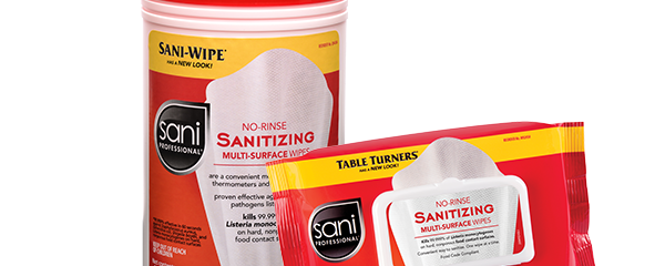 Breakthrough No-Rinse Sanitizing Multi-Surface Wipe