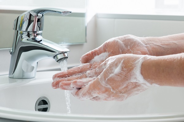 Hygiene. Cleaning Hands. Washing hands. October 2018