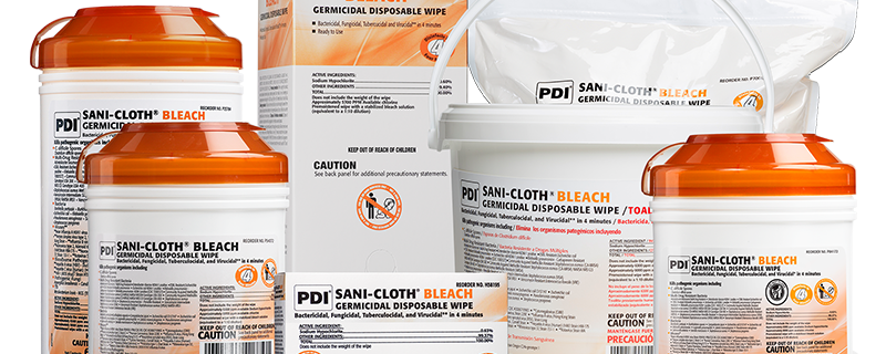 PDI Introduces Sani-Cloth® Bleach Clinical Size Wipe for Smaller Surface Disinfection